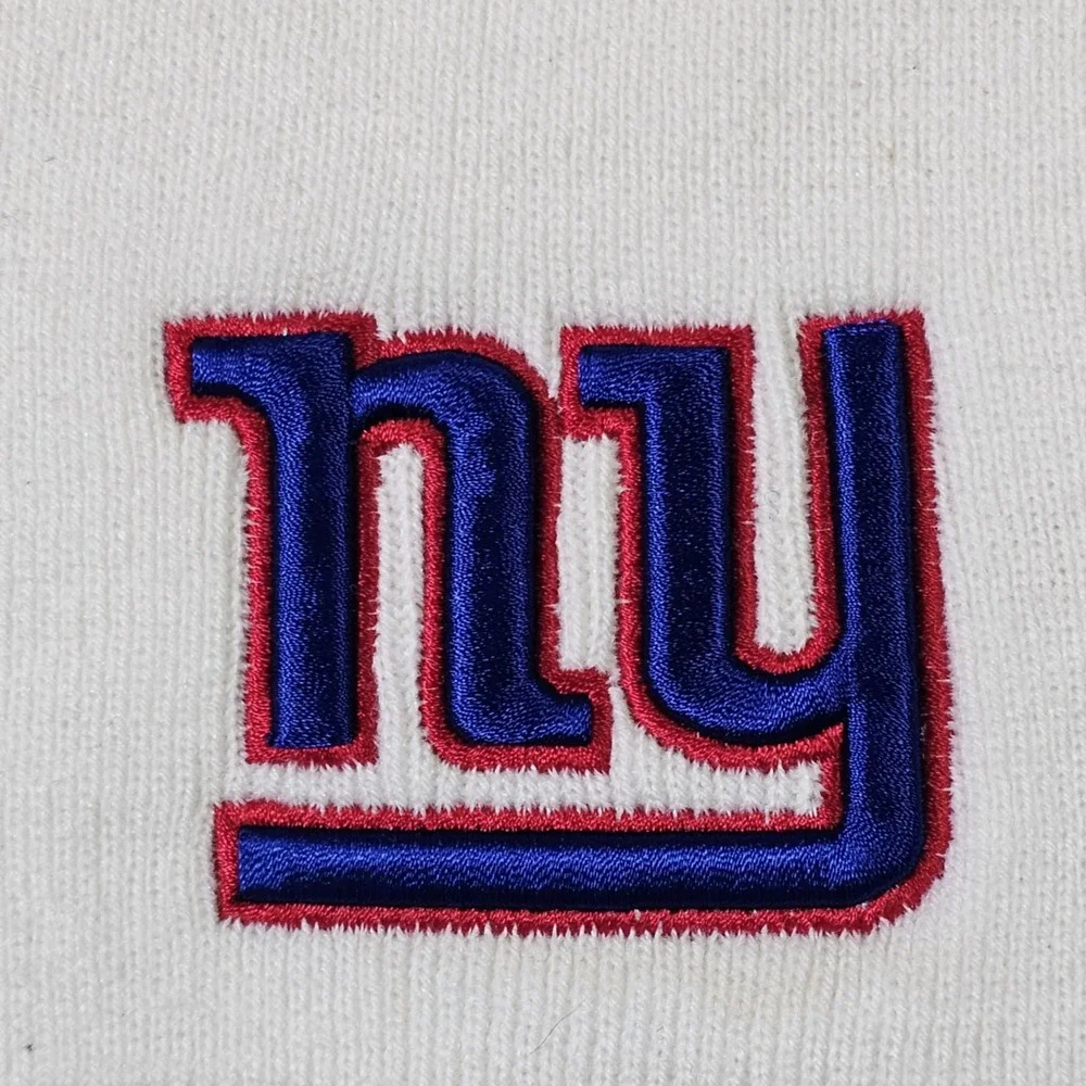 New York Giants Vintage Y2K Super Bowl XLII Beanie Cap Hat